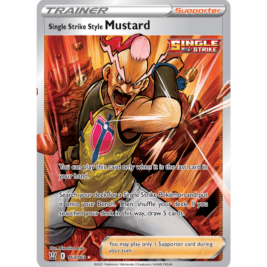 Single Strike Style Mustard (163/163) [Sword & Shield: Battle Styles]