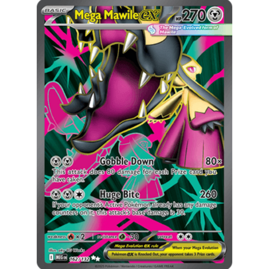 Mega Mawile ex 162/132  - Holofoil ME01 Mega Evolution - Ultra Rare