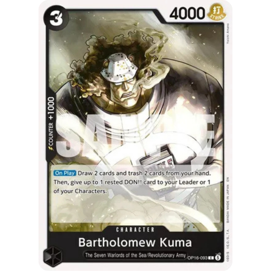 Bartholomew Kuma (093) (OP16-093) - The Time of Battle