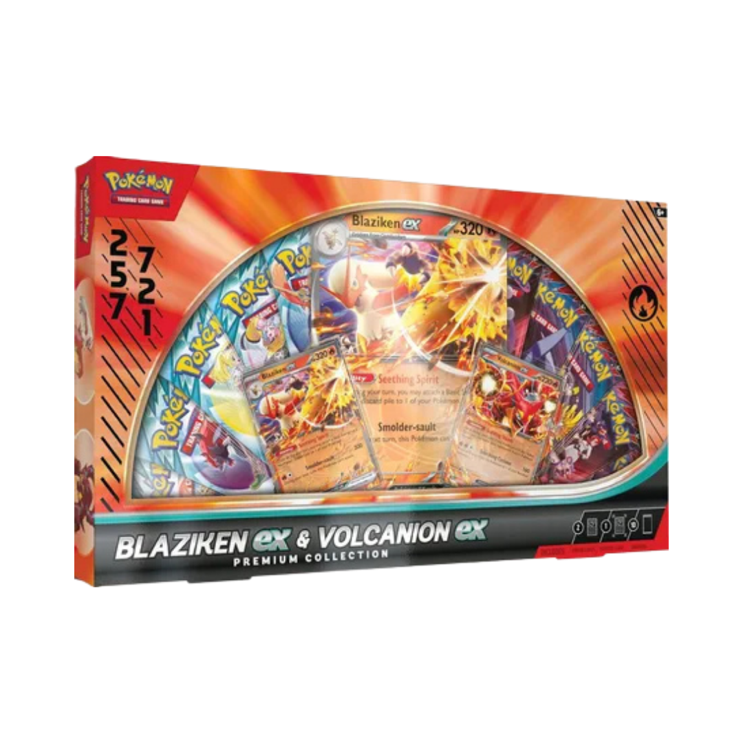 Blaziken ex & Volcanion ex Premium Collection