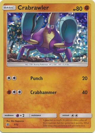 Crabrawler - 7/12/12  - Holofoil McDonalds Promos 2017 - Promo