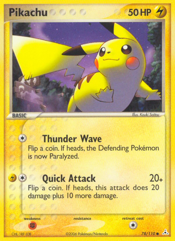 Pikachu 078  Holon Phantoms - Common