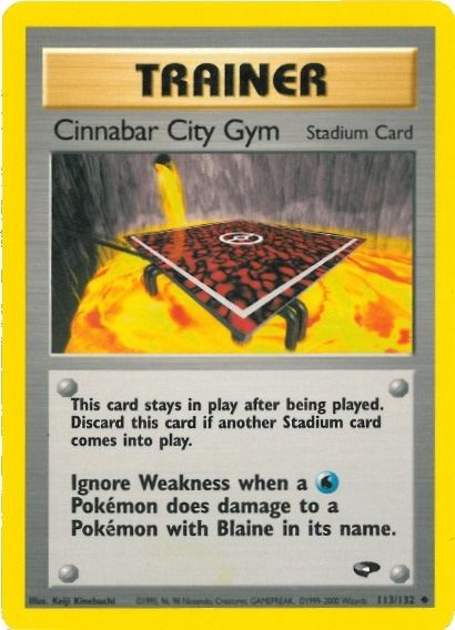 Cinnabar City Gym 113  - Unlimited Gym Challenge - Uncommon