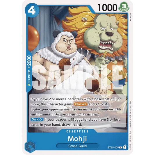 Mohji (ST25-005) - Starter Deck 25: BLUE Buggy