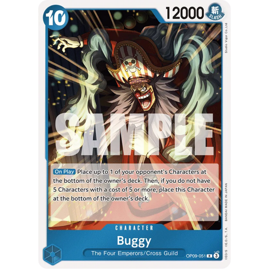 Buggy (Reprint) (OP09-051) - Starter Deck 25: BLUE Buggy