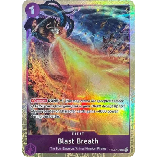 Blast Breath (Premium Card Collection -Best Selection Vol. 1-) (ST04-016) - One Piece Promotion Cards Foil