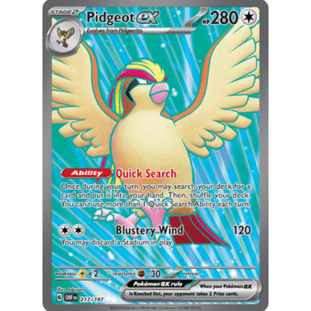 Pidgeot ex (217/197) [Scarlet & Violet: Obsidian Flames]