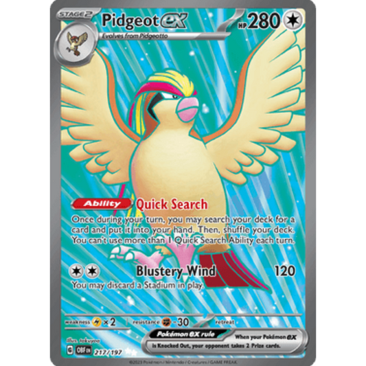 Pidgeot ex (217/197) [Scarlet & Violet: Obsidian Flames]