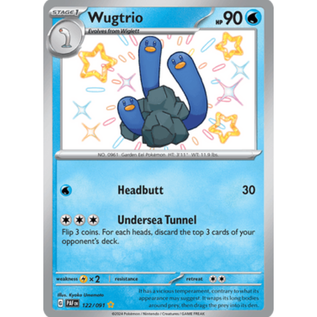 Wugtrio (122/091) [Scarlet & Violet: Paldean Fates]