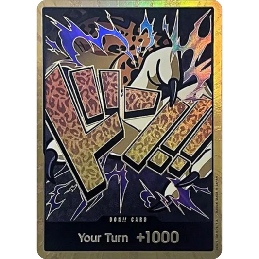 DON!! Card (Rob Lucci) (Gold) - Premium Booster -The Best- Foil