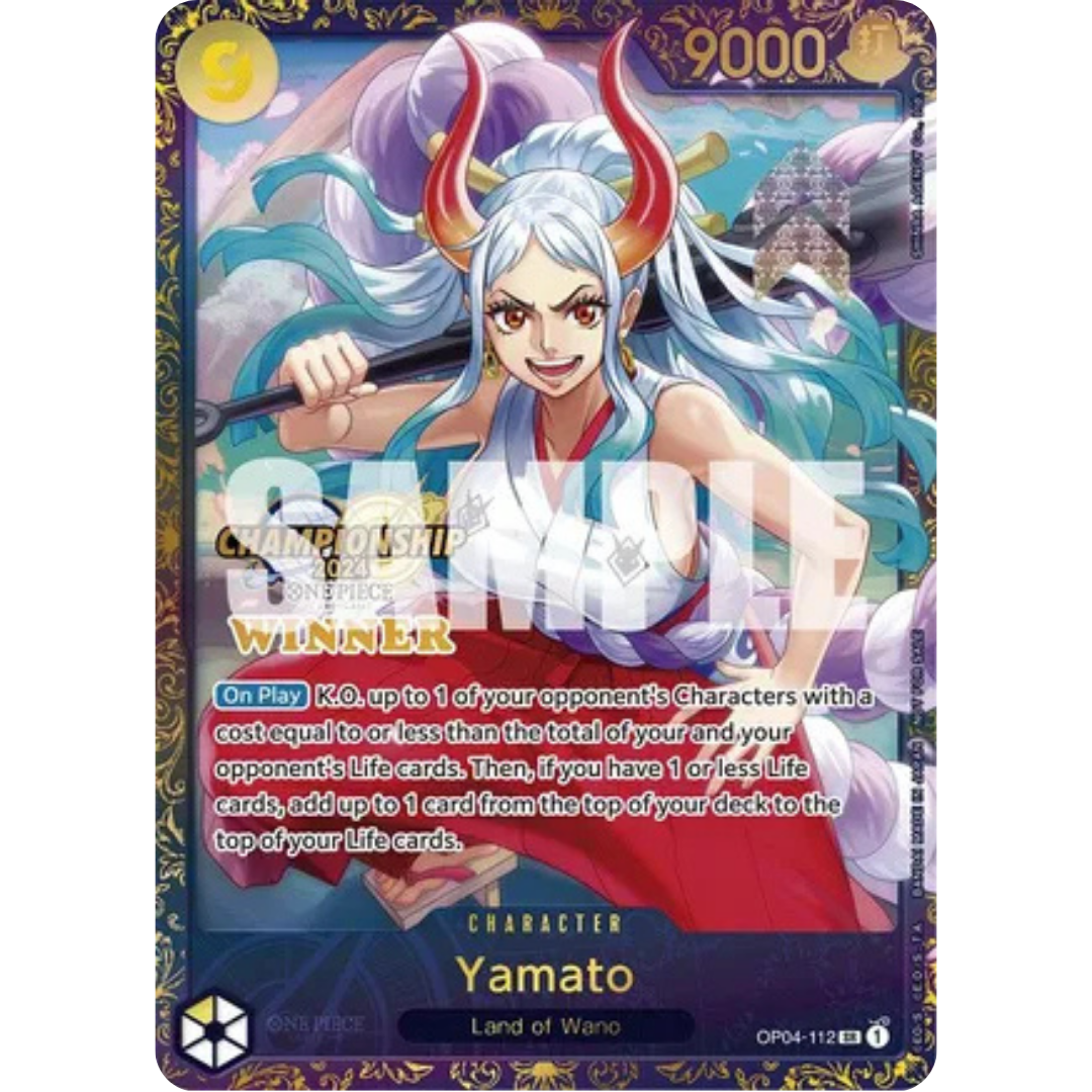 Yamato (Championship 2024 Finals Winner) (OP04-112) - One Piece Promotion Cards Foil