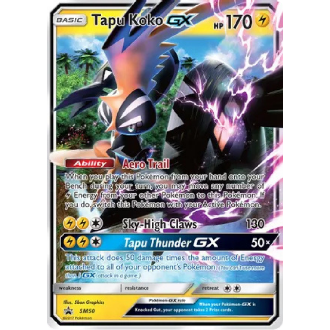 Tapu Koko GX SM50  - Holofoil SM Promos - Promo