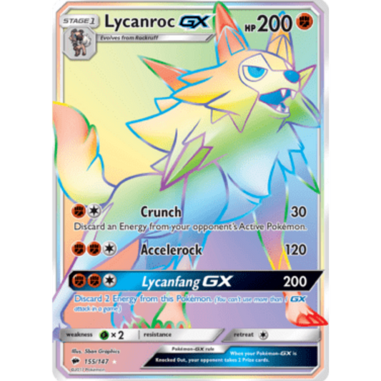 Lycanroc GX (155/147) [Sun & Moon: Burning Shadows]