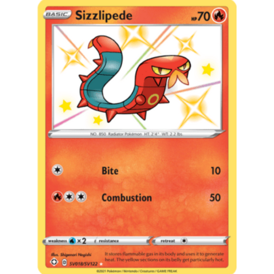 Sizzlipede (SV018/SV122) [Sword & Shield: Shining Fates]