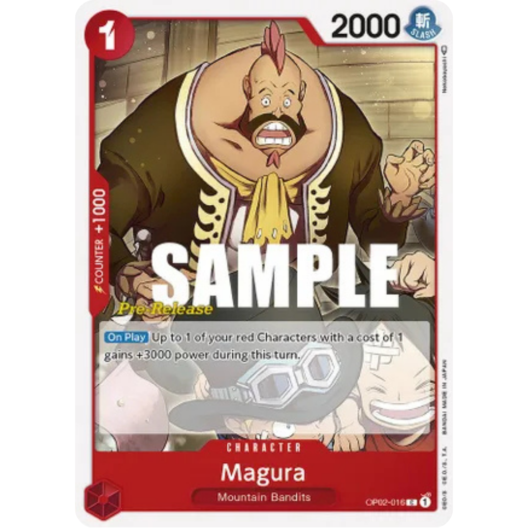 Magura (OP02-016) - Paramount War Pre-Release Cards