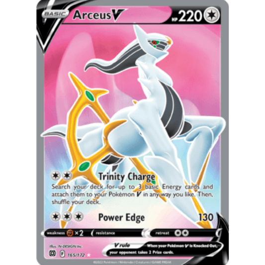Arceus V (165/172) [Sword & Shield: Brilliant Stars]