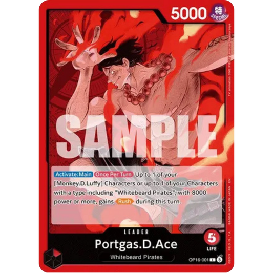 Portgas.D.Ace (001) (OP16-001) - The Time of Battle