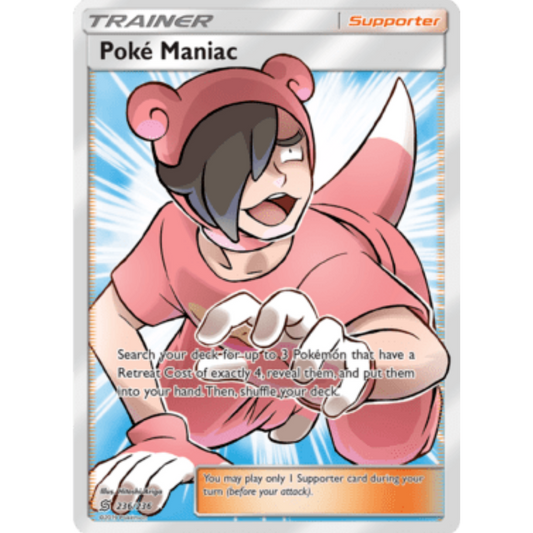 Poke Maniac (Full Art) 236  - Holofoil SM  Unified Minds - Ultra Rare
