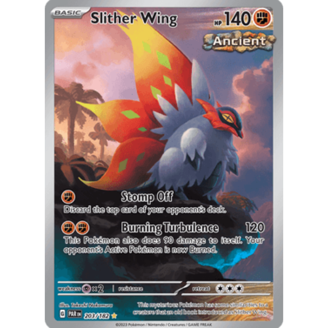 Slither Wing 203/182  - Holofoil SV04 Paradox Rift - Illustration Rare