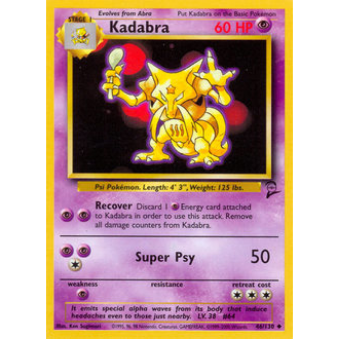 Kadabra 046  Base Set 2 - Uncommon