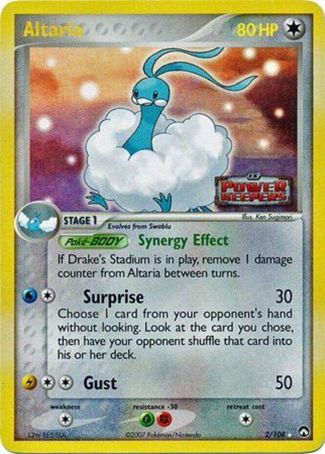 Altaria  - Reverse Holofoil Power Keepers - Holo Rare