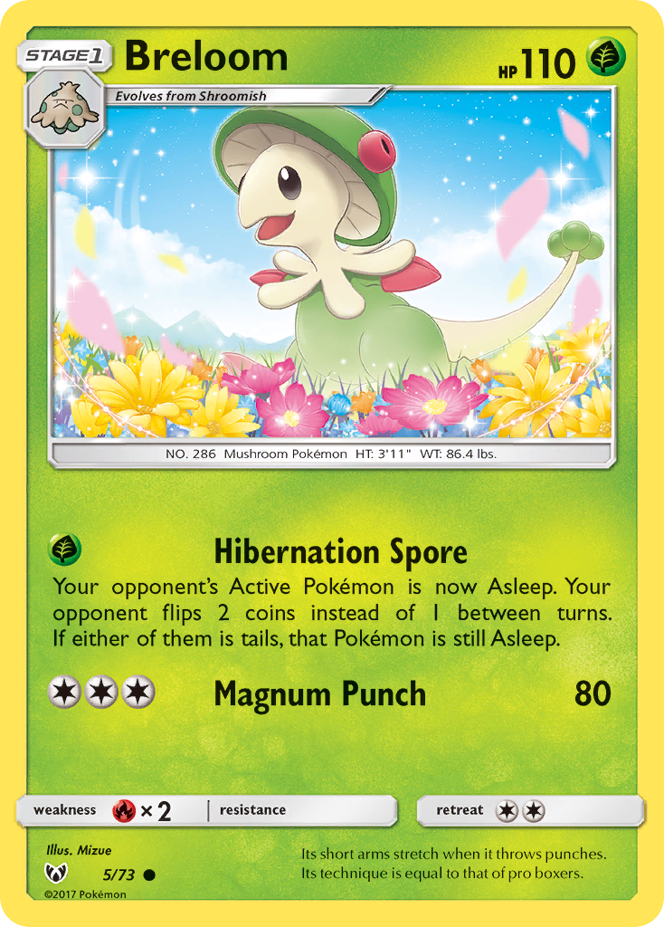 Breloom 005  Shining Legends - Common