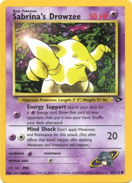 Sabrina's Drowzee 095  - Unlimited Gym Challenge - Common