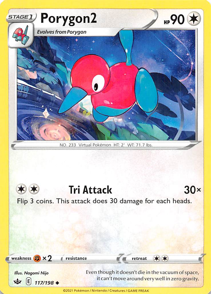 Porygon2 117  SWSH06 Chilling Reign - Uncommon