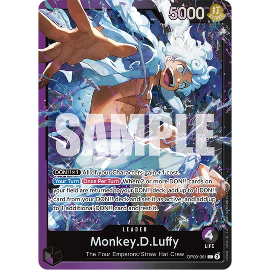 Monkey.D.Luffy (OP09-061) (OP09-061) - Starter Deck 26: PURPLE/BLACK Monkey.D.Luffy Foil