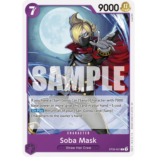 Soba Mask (ST26-001) - Starter Deck 26: PURPLE/BLACK Monkey.D.Luffy