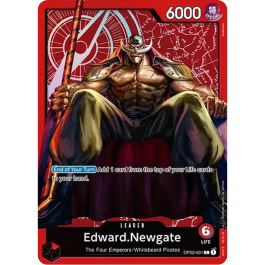 Edward.Newgate (Special Goods Set -Former Four Emperors-) (OP02-001) - One Piece Promotion Cards Foil