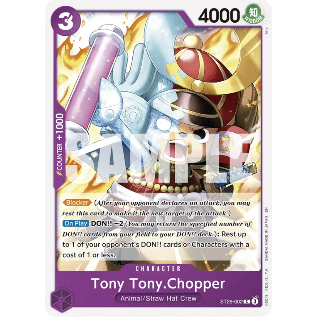 Tony Tony.Chopper (ST26-002) - Starter Deck 26: PURPLE/BLACK Monkey.D.Luffy