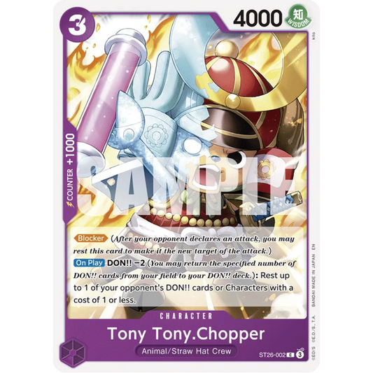 Tony Tony.Chopper (ST26-002) - Starter Deck 26: PURPLE/BLACK Monkey.D.Luffy