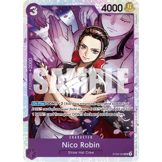 Nico Robin (ST26-003) - Starter Deck 26: PURPLE/BLACK Monkey.D.Luffy Foil