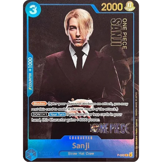 Sanji (Premium Card Collection -Live Action Edition-) (P-050) - One Piece Promotion Cards Foil