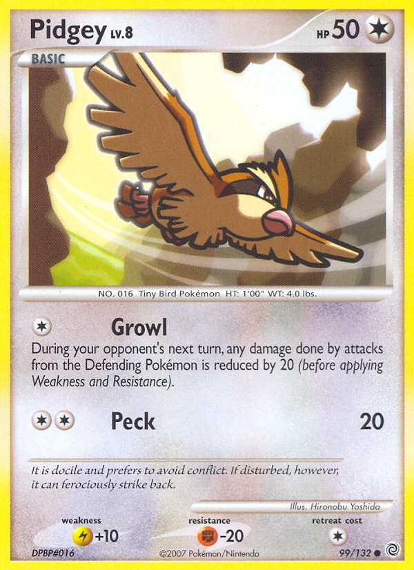 Pidgey 099  Secret Wonders - Common