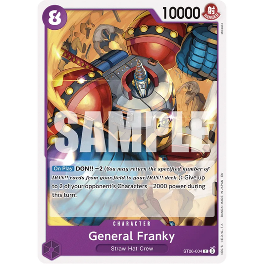 General Franky (ST26-004) - Starter Deck 26: PURPLE/BLACK Monkey.D.Luffy