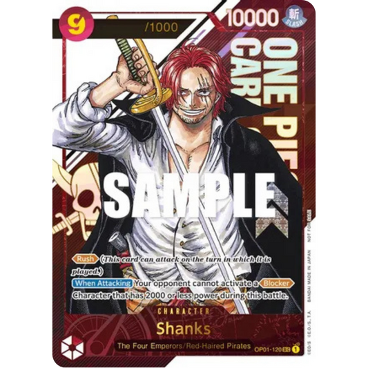Shanks (Championship 2023) [Serial Number] (OP01-120) - One Piece Promotion Cards Foil