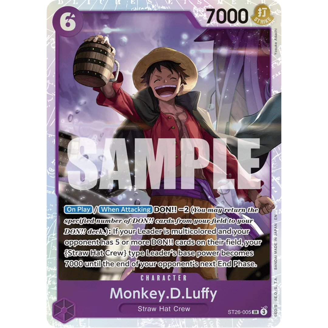 Monkey.D.Luffy (ST26-005) (ST26-005) - Starter Deck 26: PURPLE/BLACK Monkey.D.Luffy Foil
