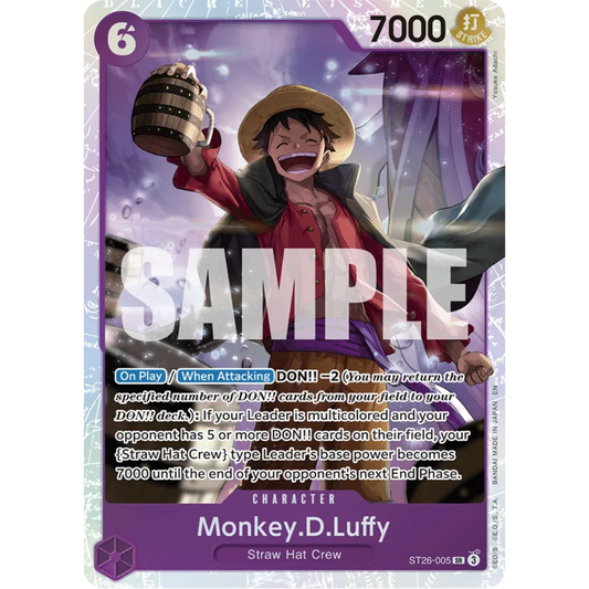 Monkey.D.Luffy (ST26-005) (ST26-005) - Starter Deck 26: PURPLE/BLACK Monkey.D.Luffy Foil