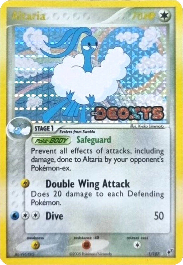 Altaria  - Reverse Holofoil Deoxys - Holo Rare
