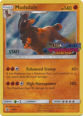 Mudsdale - SM20 (Prerelease) [Staff]  - Holofoil SM Promos - Promo