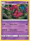 Scolipede 058  SM  Burning Shadows - Rare