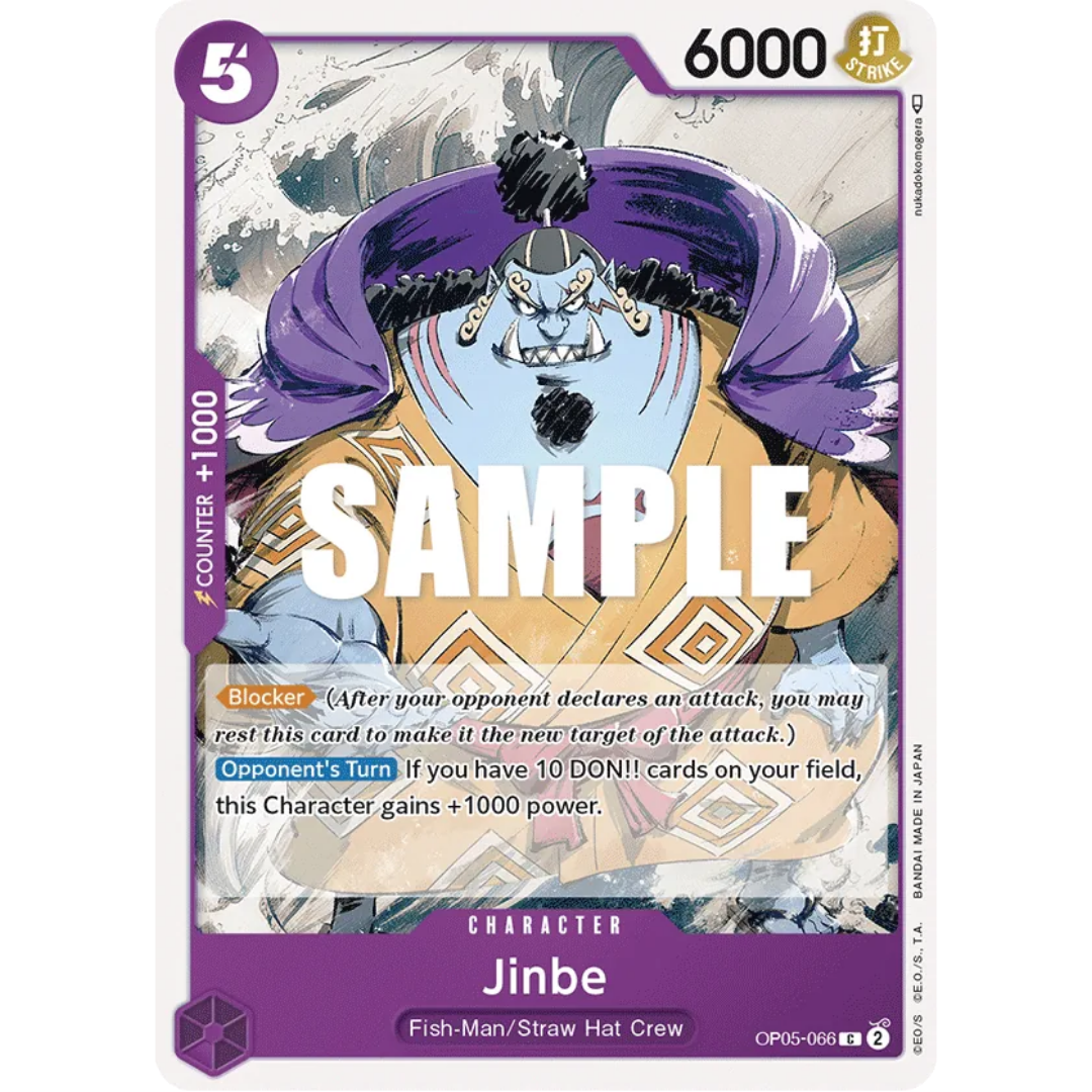 Jinbe (Reprint) (OP05-066) - Starter Deck 26: PURPLE/BLACK Monkey.D.Luffy