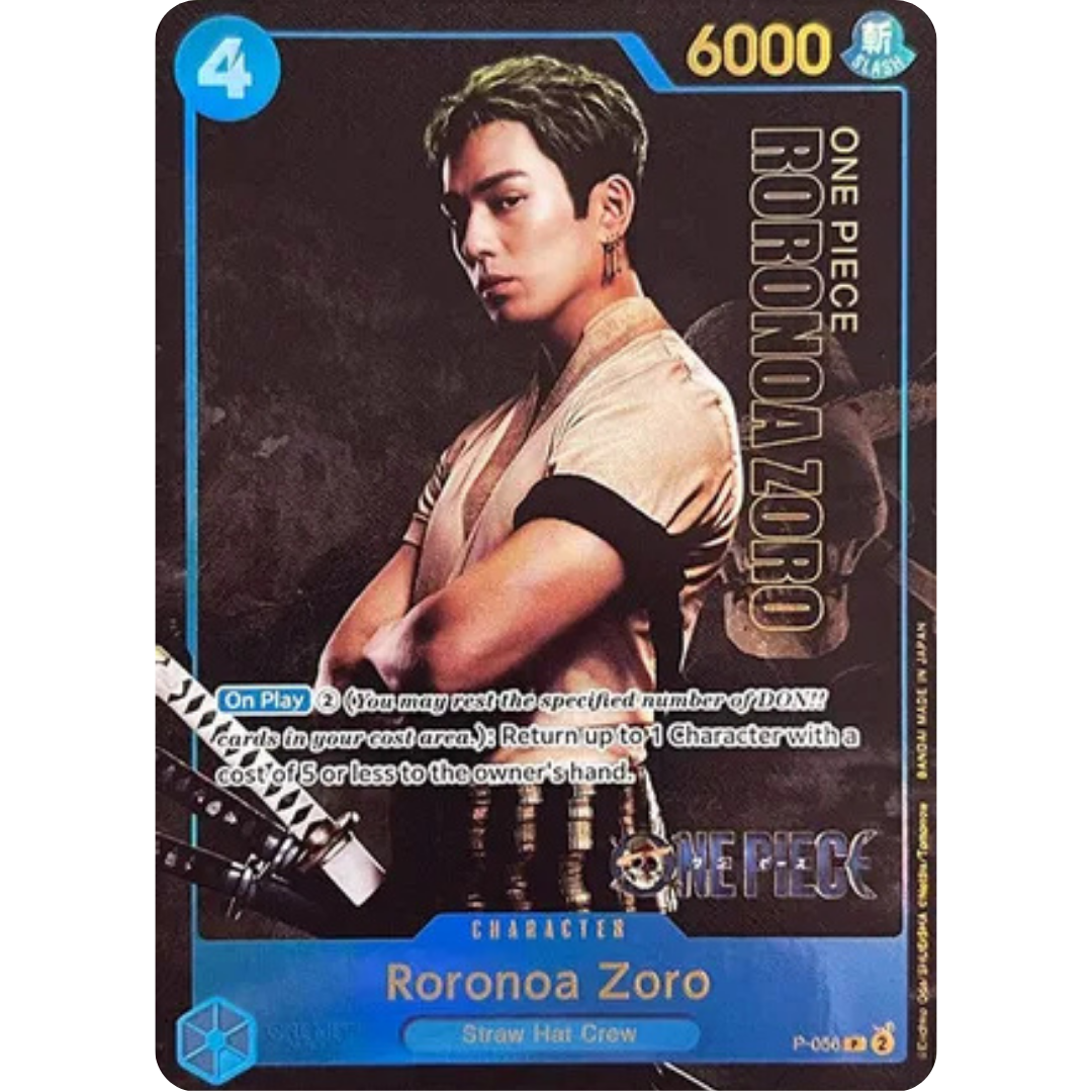Roronoa Zoro (Premium Card Collection -Live Action Edition-) (P-056) - One Piece Promotion Cards Foil