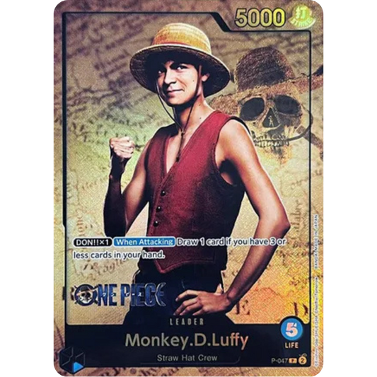 Monkey.D.Luffy (047) (Premium Card Collection -Live Action Edition-) (P-047) - One Piece Promotion Cards Foil