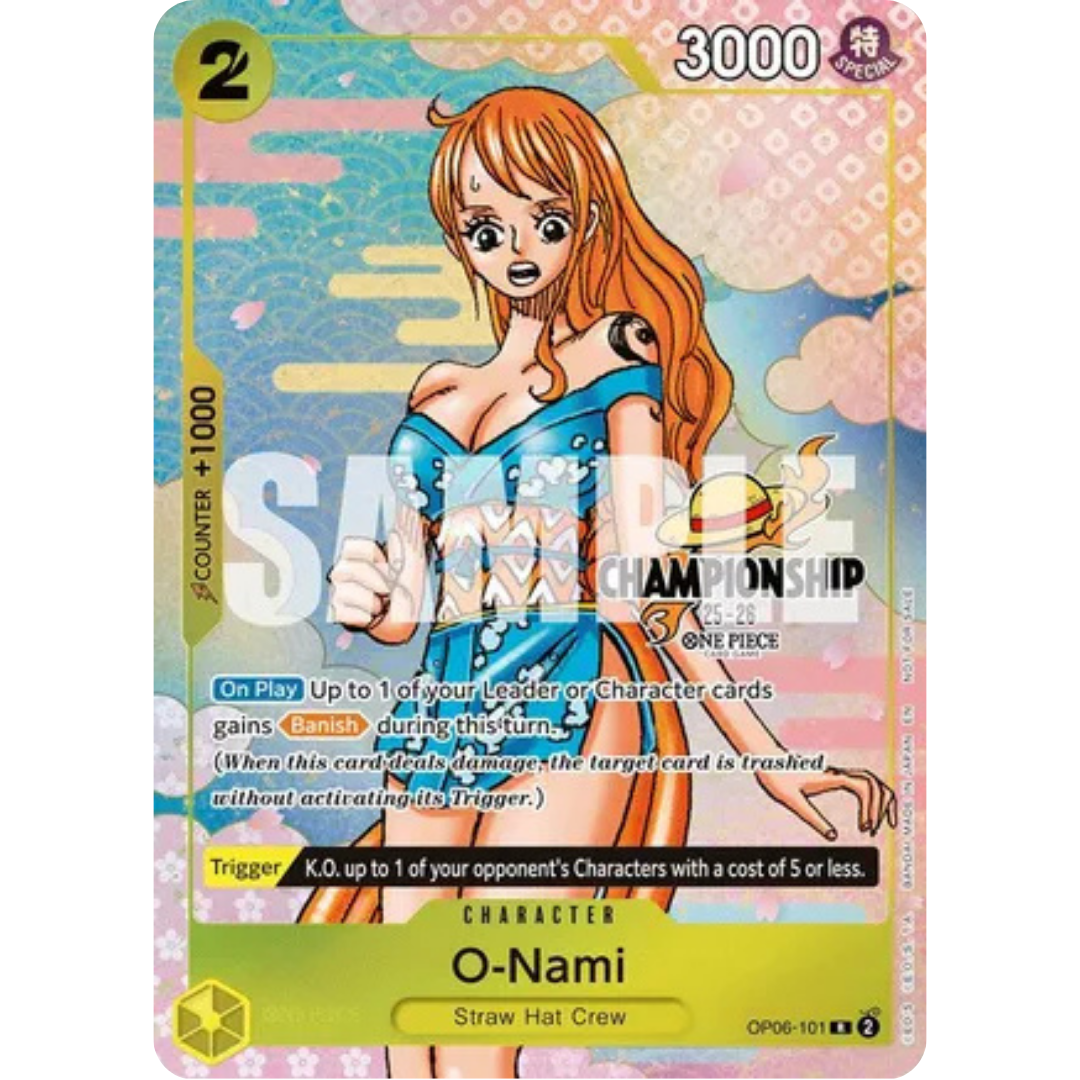 O-Nami (CS 25-26 Event Pack Finalist Ver.) (OP06-101) - One Piece Promotion Cards Foil