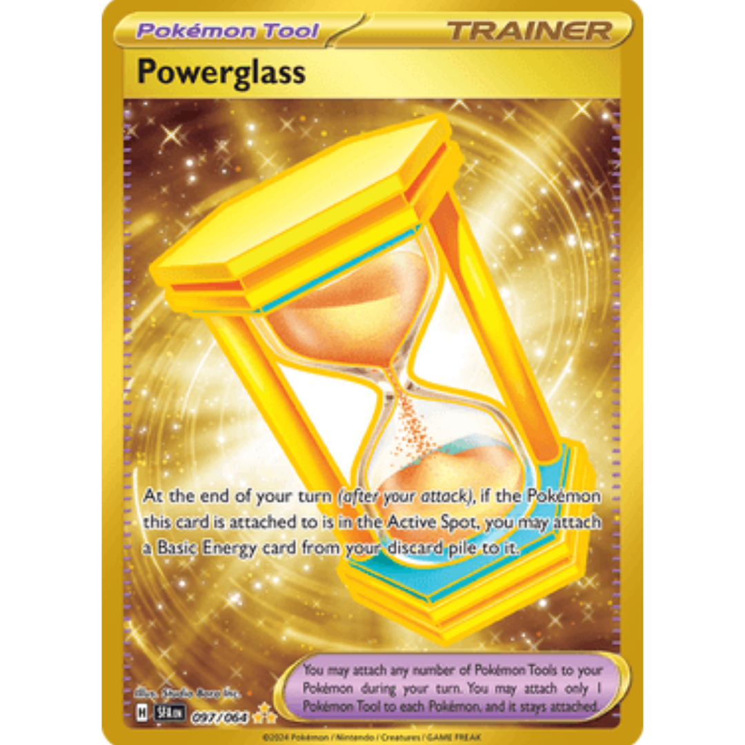 Powerglass 097/064  - Holofoil SV Shrouded Fable - Hyper Rare
