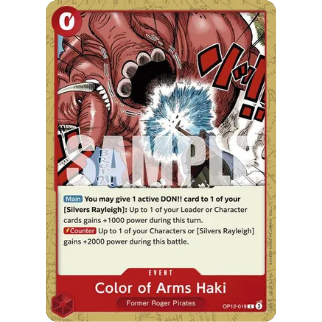 Color of Arms Haki (OP12-019) - Legacy of the Master
