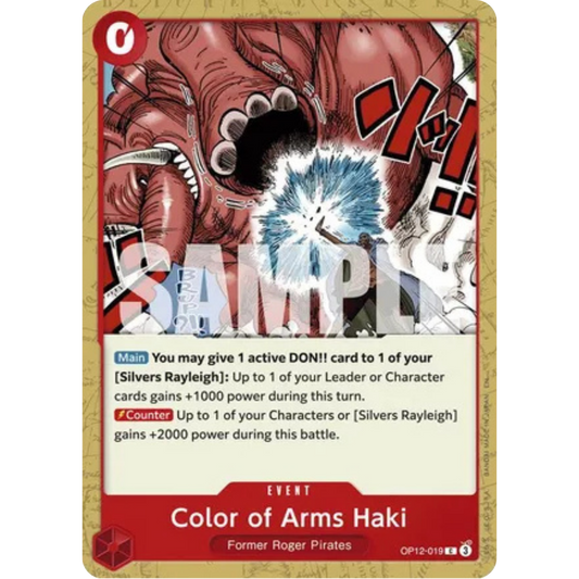Color of Arms Haki (OP12-019) - Legacy of the Master